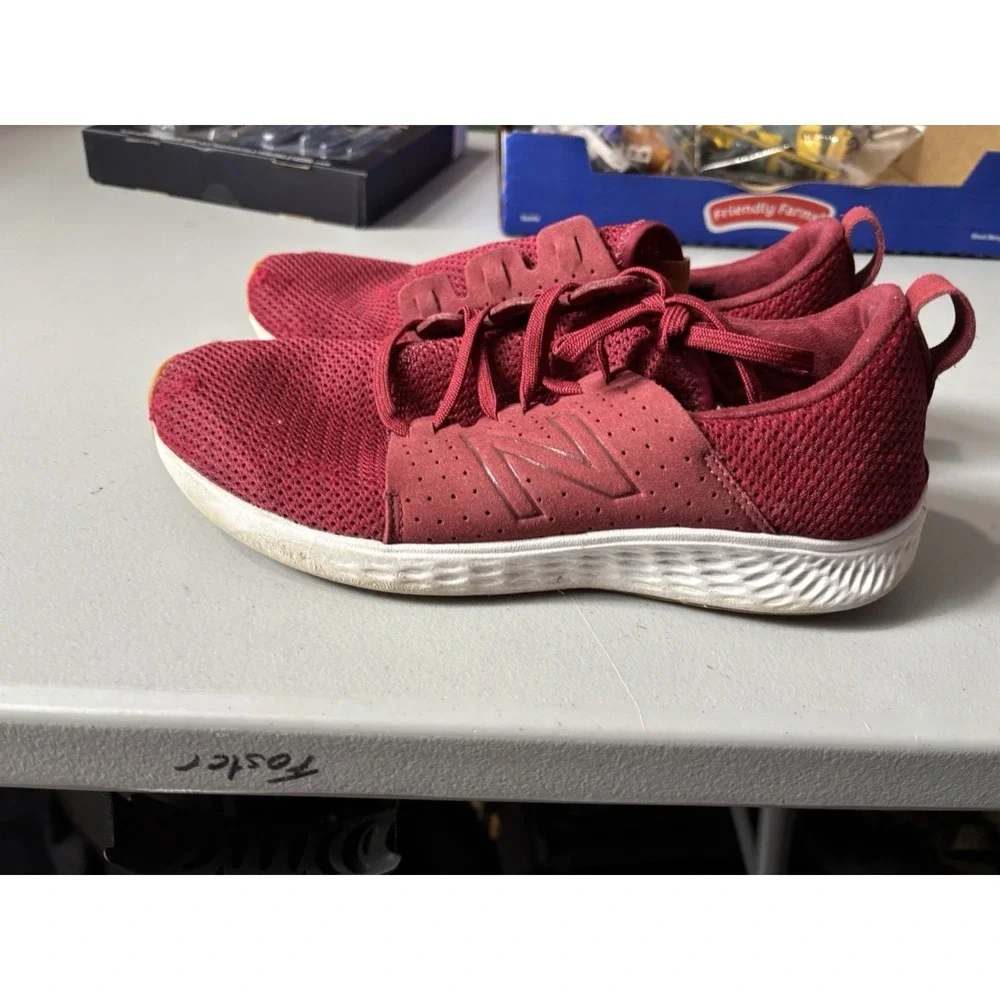 New Balance Fresh Foam Cruz v2 Knit Red Sneakers Size 9M